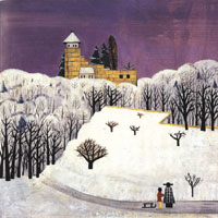 Fritz Baumann - Schloss Birseck im Winter